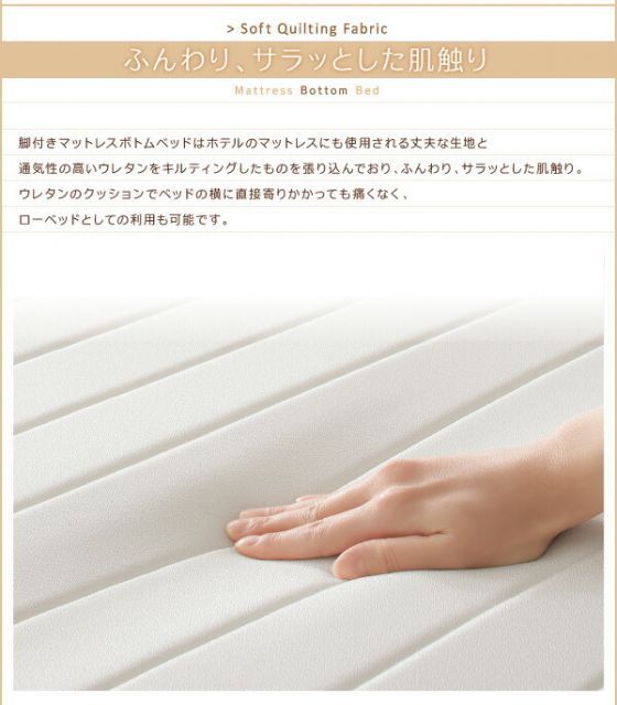 搬入 組立 簡単 すのこ構造 ショート丈脚付きマットレス ボトムベッド 薄型 ポケットコイルマットレス付き セミシングルサイズ 脚15cm NEXPOTALLINN_EU