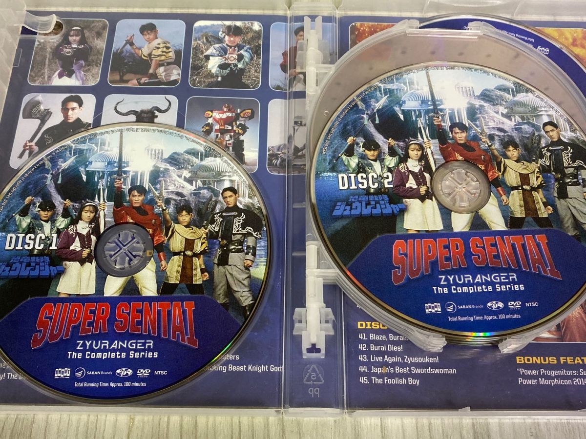 3-◇DVD10枚組 恐竜戦隊ジュウレンジャー 全50話 BOX 北米版 SF15639 ZYURANGER