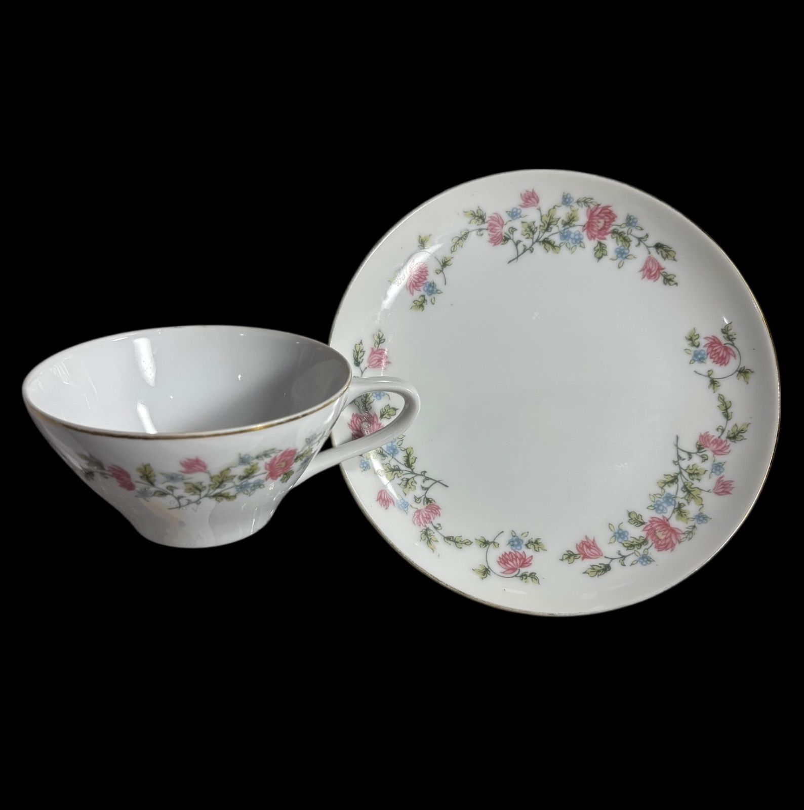 5客揃】FINE SEYEI CHINA カップ&ソーサー 花柄 セーエー陶器