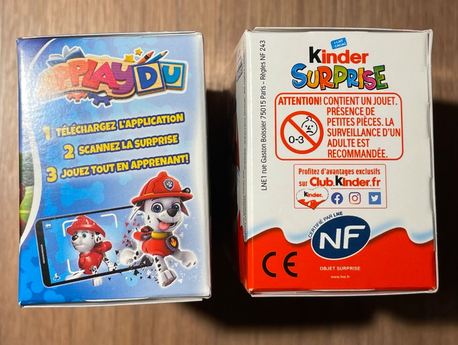 イースターKINDER おまけ付きたまご型チョコレート パウパトロールver