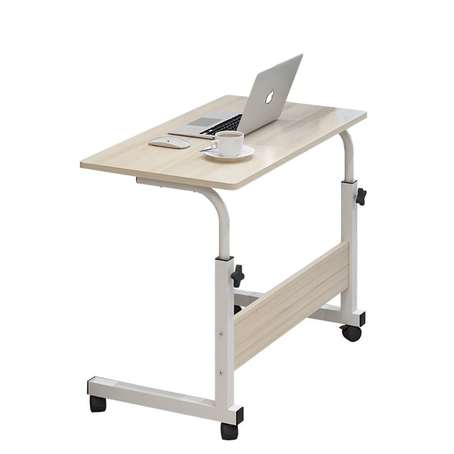 オフィスデスク 高さ調節 オフィスデスク ソフ 在宅勤務 パソコンデスク テレワーク 介護用テーブル 移動式テーブル 移動式テーブル 勉強机 サイドテーブル 仕事デスク サイドテーブル お