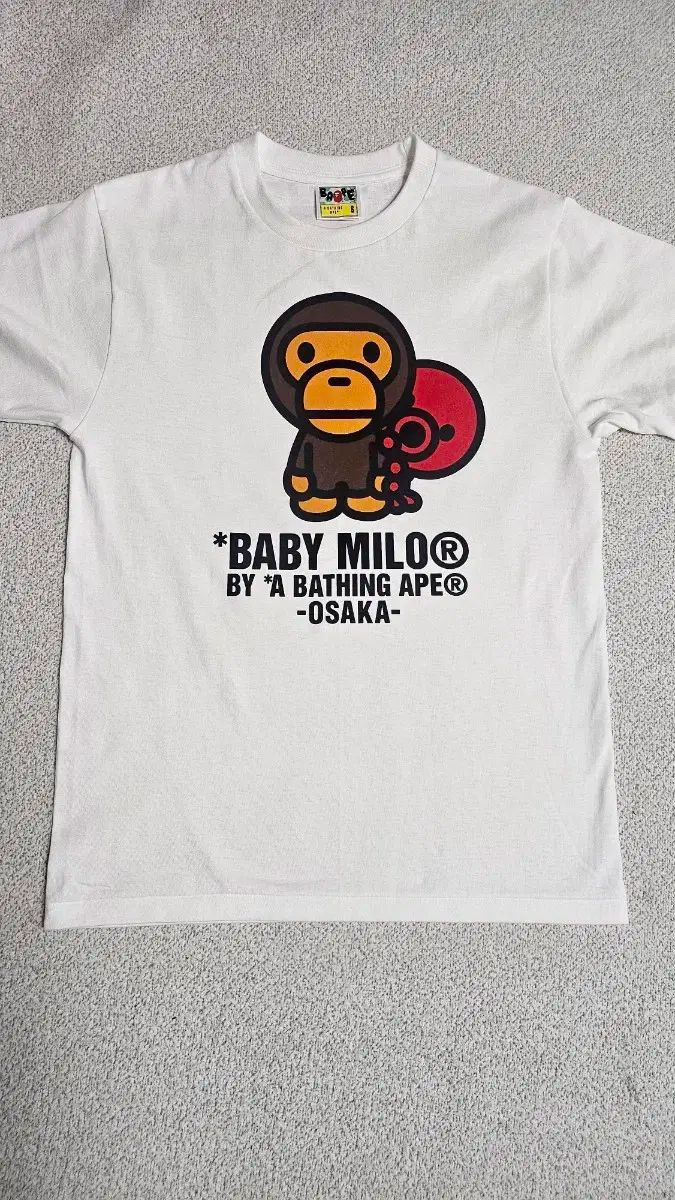 A BATHING APE アベイシングエイプ 半袖Tシャツ Bape babymilo Osaka tee ミディアム