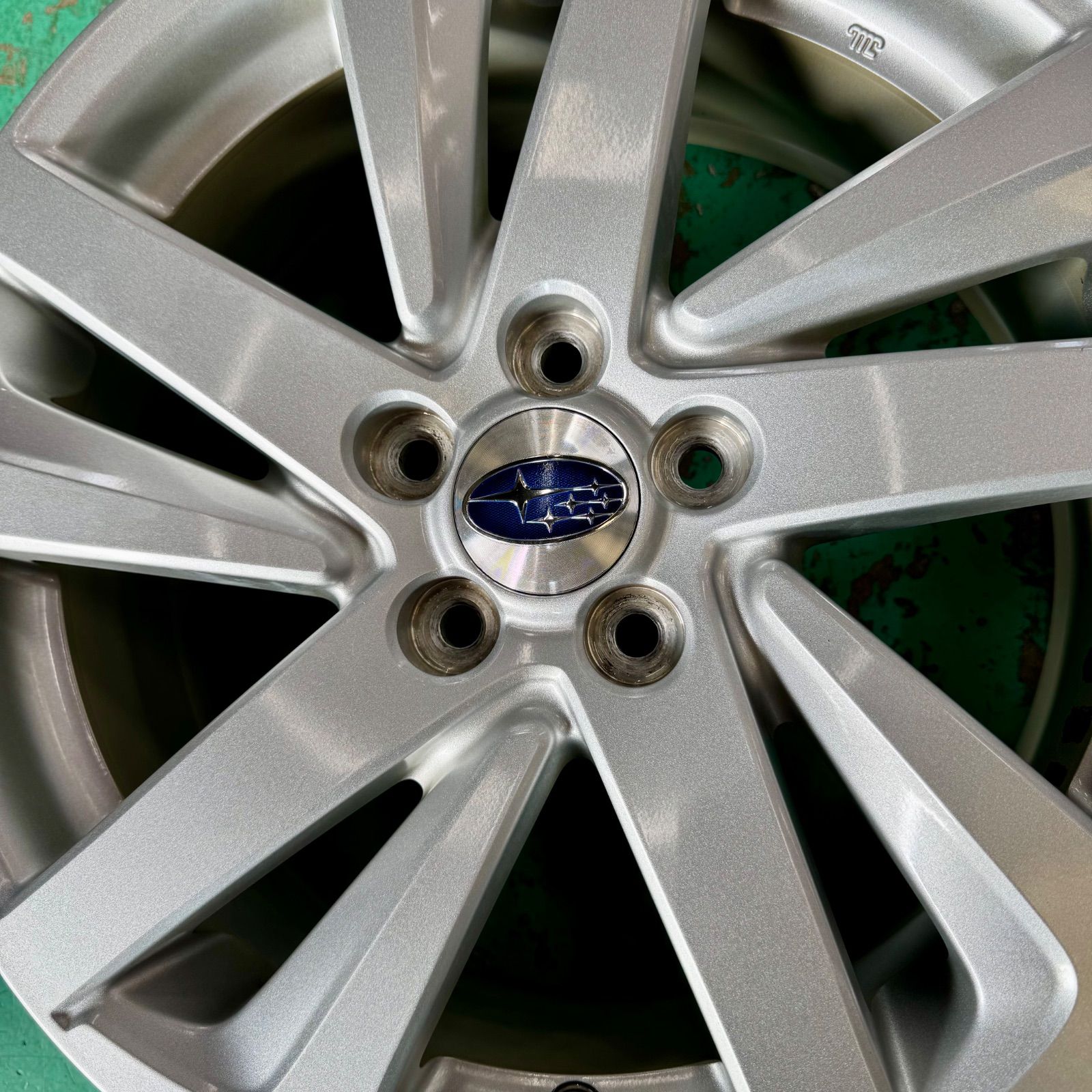 スバル インプレッサ GJ GP 純正 ENKEI製 アルミホイール 16インチ 4本セット 6.5J 48 PCD100 5H G4 XV 流用可 TRITUETUBI_COM