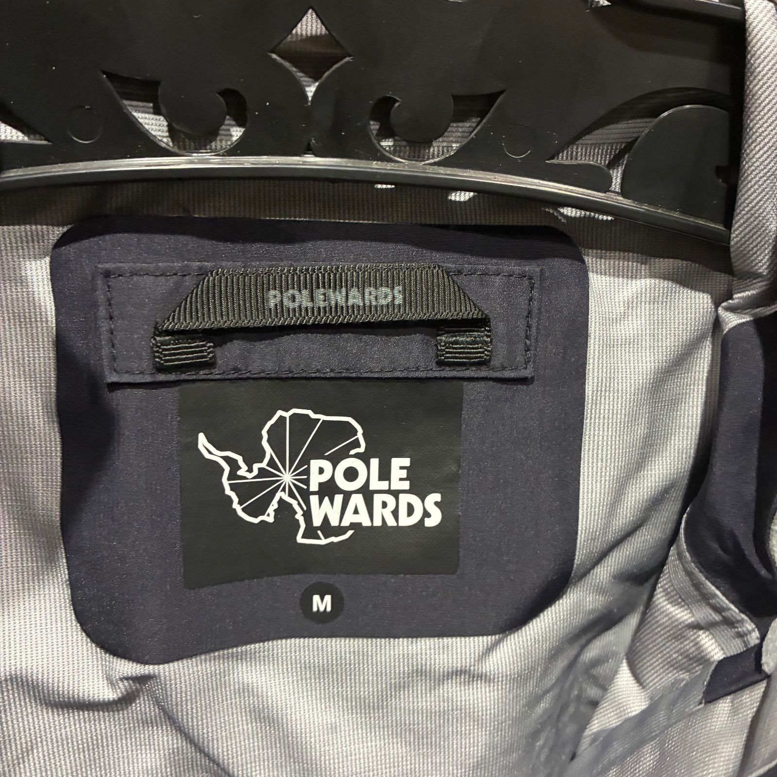 POLE WARDS ナイロンジャケット ポールワーズ 黒 ブラック 秋 冬