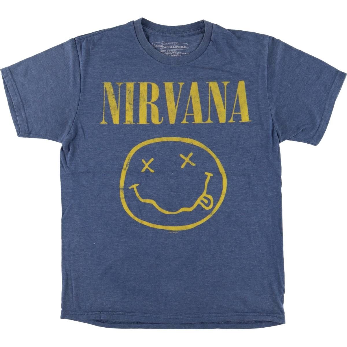 古着 NIRVANA ニルヴァーナ バンドTシャツ バンT メンズM相当|eaa547232