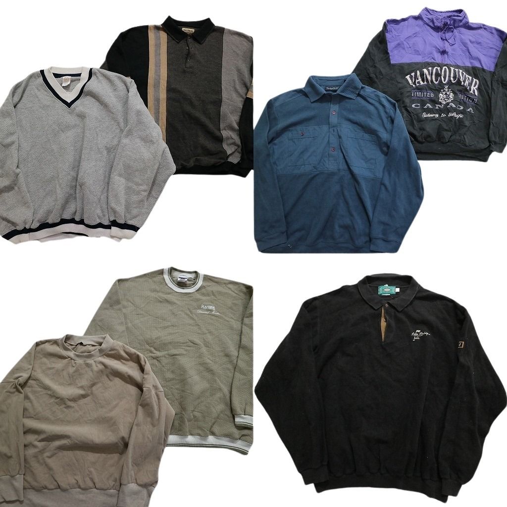 古着卸 まとめ売り スウェット ジャンルMIX7枚セット (メンズ XL /2XL