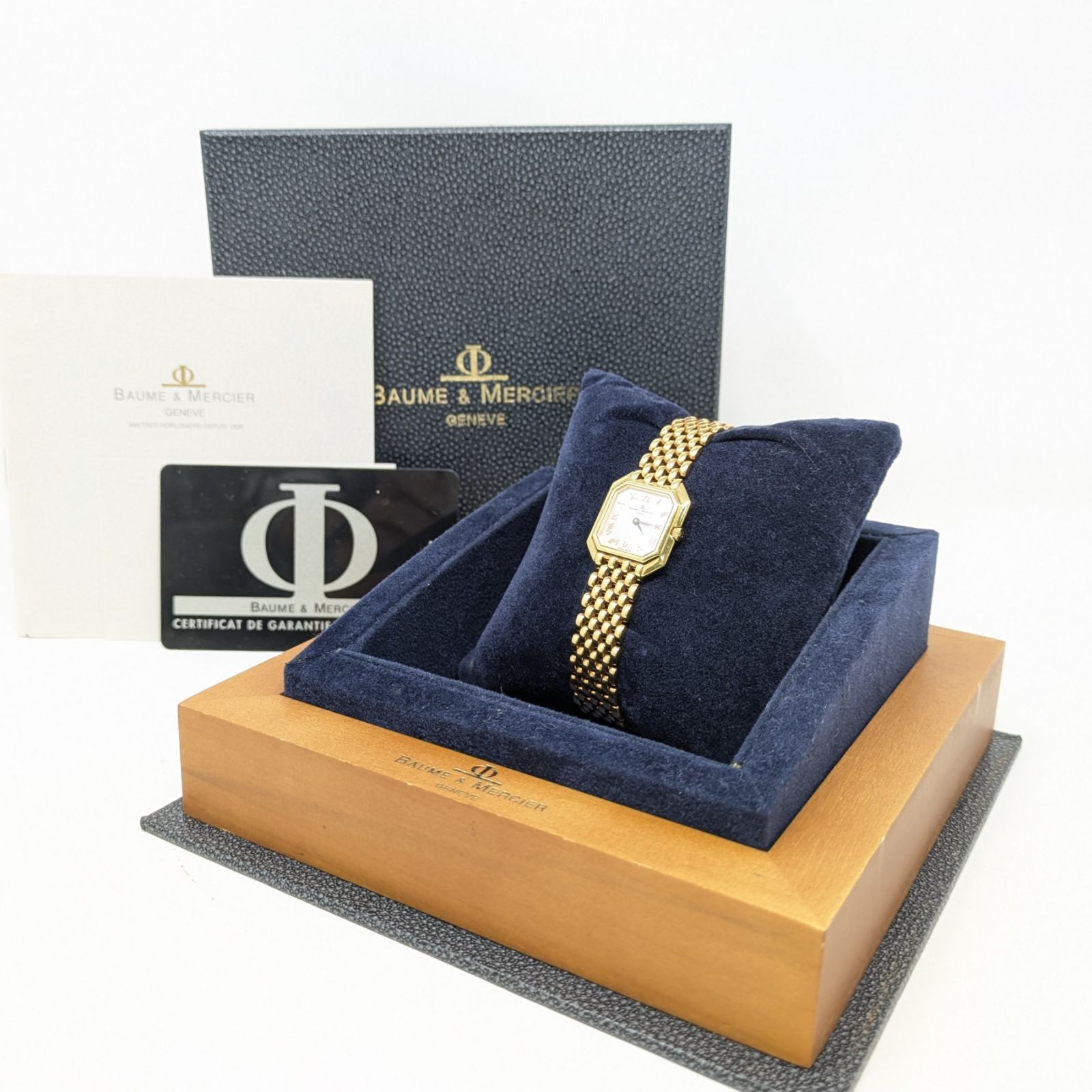 良品 稼働品 BAUME&MERCIER ボーム アンド メルシエ レディース腕時計