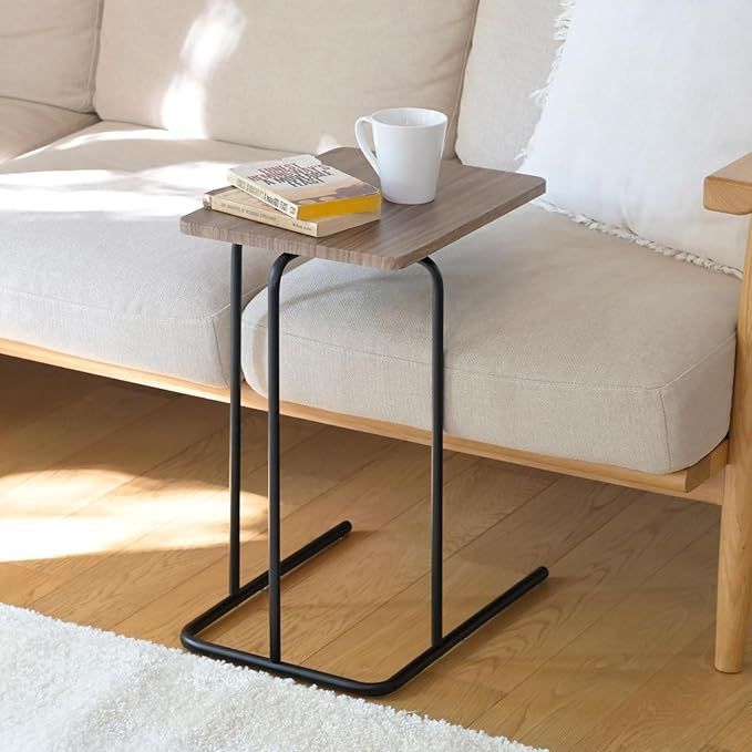 シックなデザイン ナイト コの字型 サイドテーブル スリム サイドテーブル コの字 北欧 スリム コの字テーブル ナイト