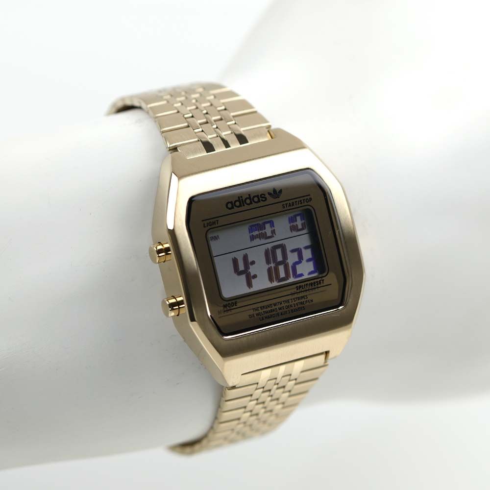 アディダス 腕時計 デジタル ユニセックス メンズ レディース ゴールド