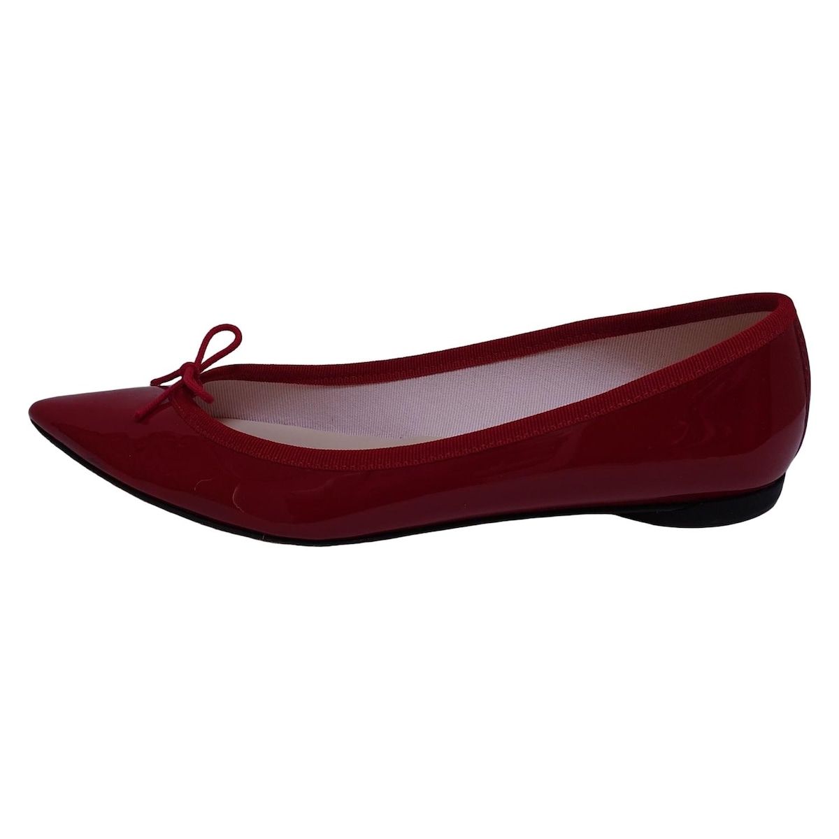 Repetto 赤 バレエシューズ　サイズ39 repetto(レペット) フラットシューズ 39 レディース - レッド