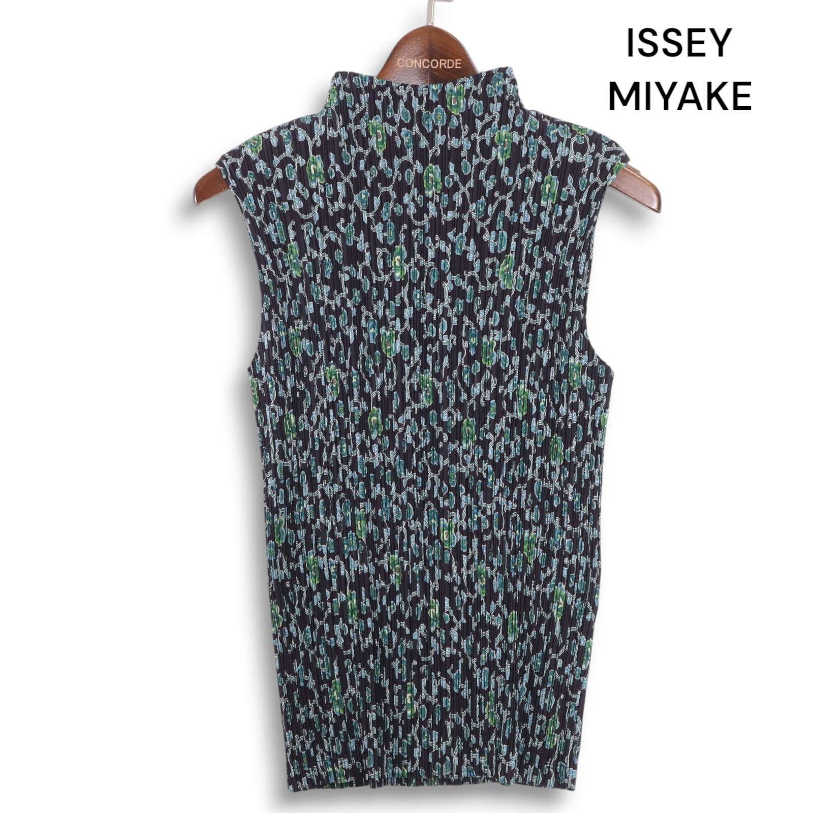 美品】ISSEY MIYAKE FETE イッセイミヤケ フラワー プリント プリーツ