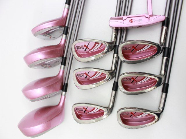 中古】 左用 レディース Cougar 33IS WG-TOUR 11本セット キャディ 