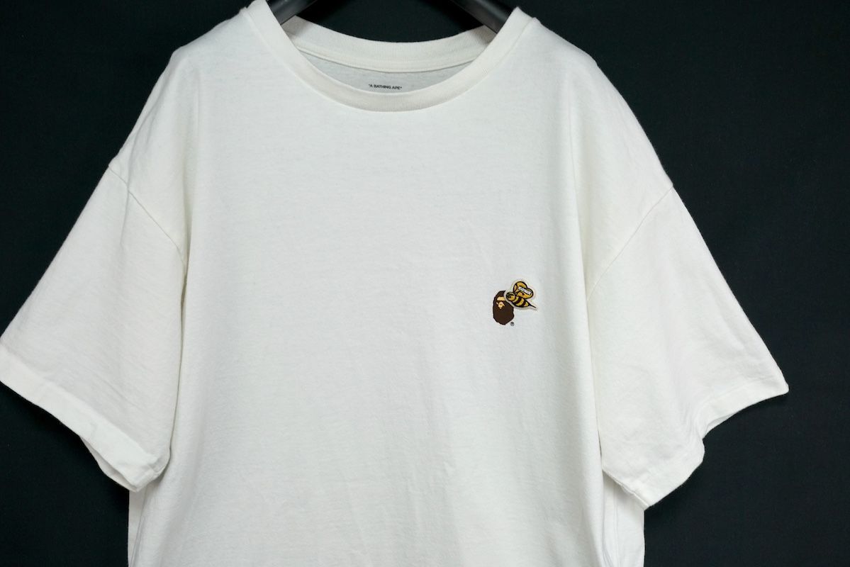 コラボ【エイプ】×レディメイド 半袖Tシャツ ロゴ 綿 ホワイト 楽天市場】readymade tシャツ（ブランドア ベイシング エイプ