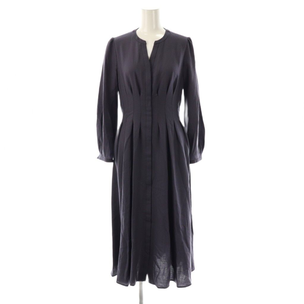 アナイ ANAYI ソフトアムンゼンタックフ ワンピース ロング 36 ブルー DF OS