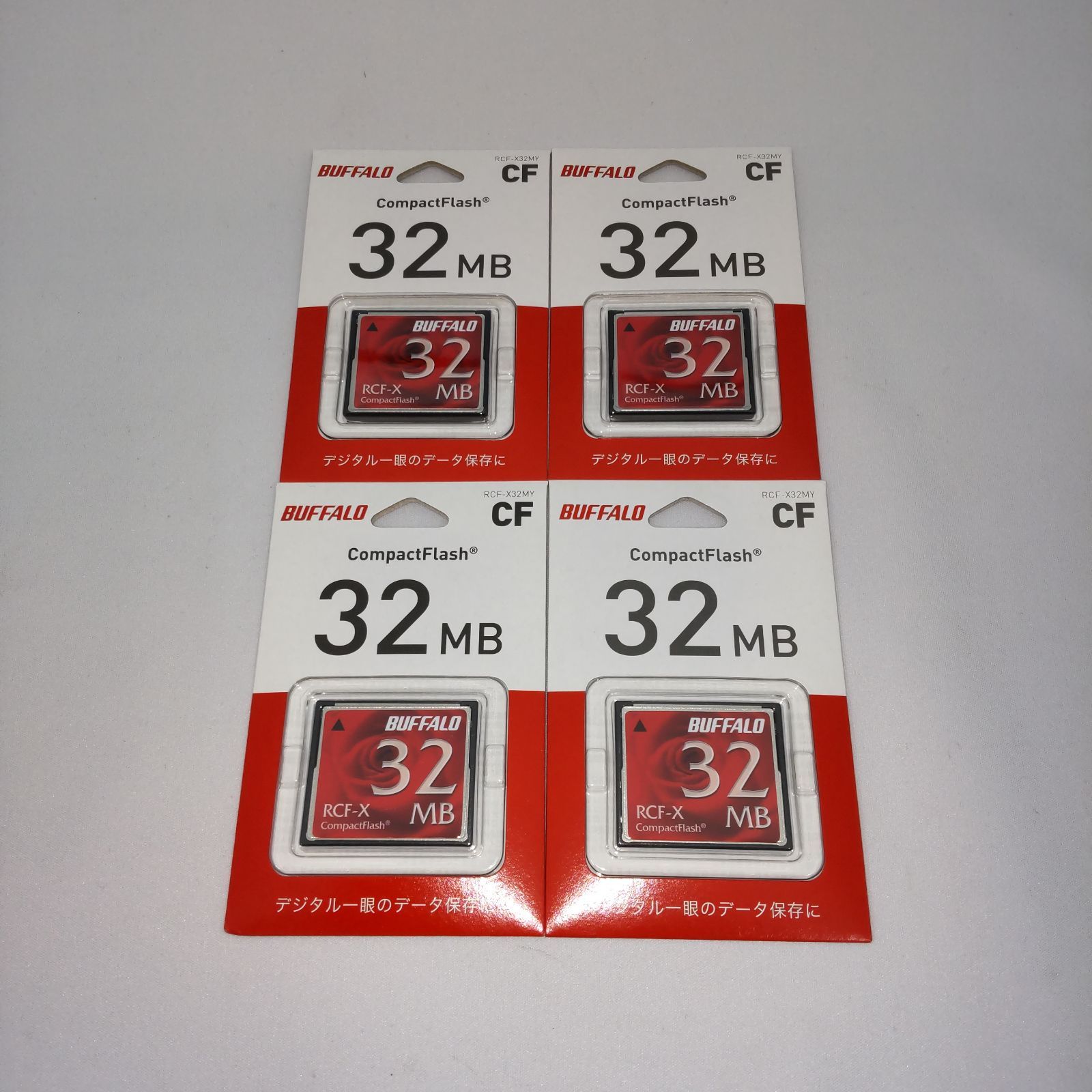 BUFFALO ４枚セット BUFFALO RCF-X32MY コンパクトフラッシュ 32MB
