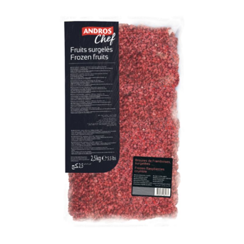 AndroChef アンドロスシェフ IQF冷凍フルーツホール ブリジュールフランボワーズ 2.5kgs 595001011