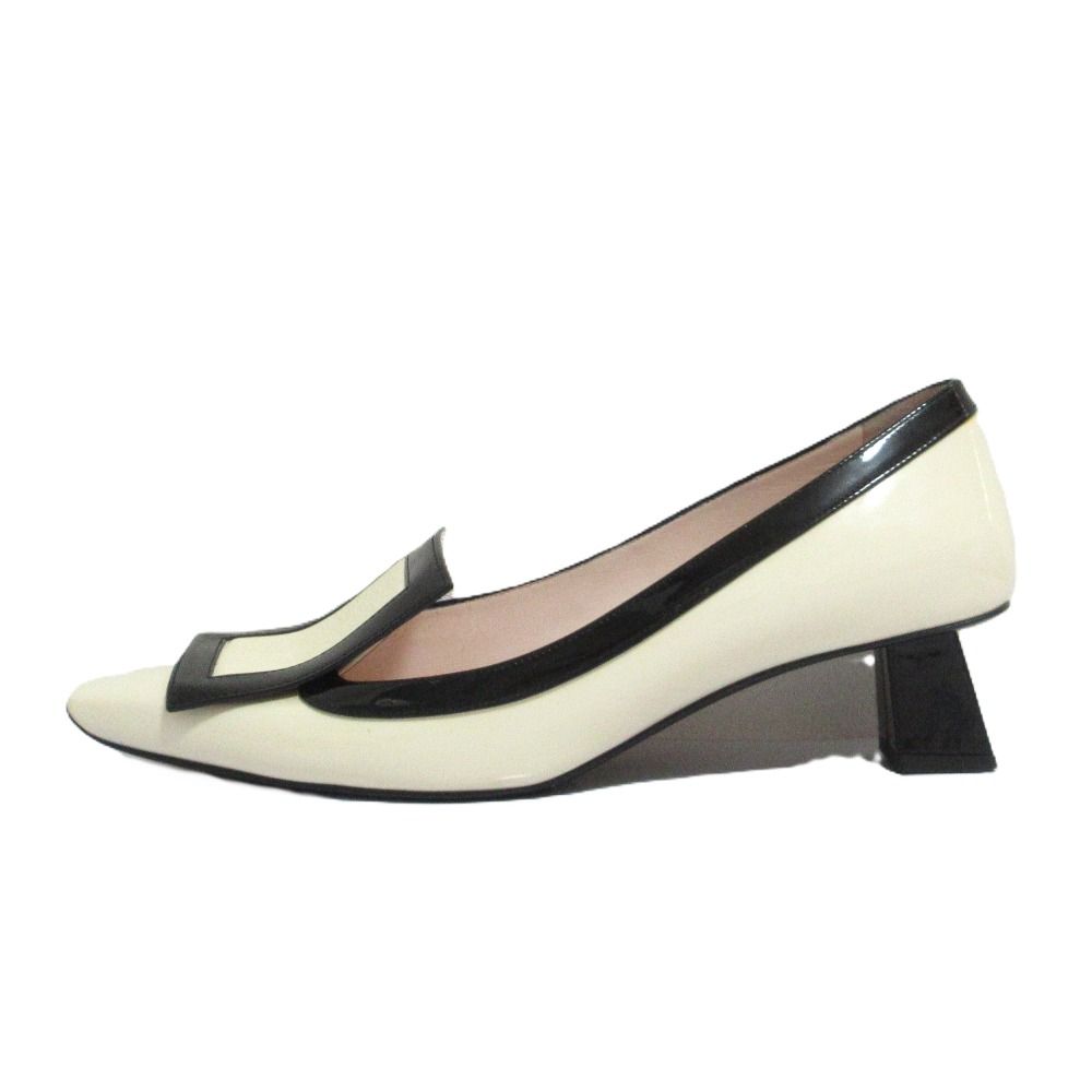 未使用✨ロジェヴィヴィエ　パンプス サイズ39　24cm レディース 良品 Roger Vivier ロジェヴィヴィエ スクエアトゥ バイカラー