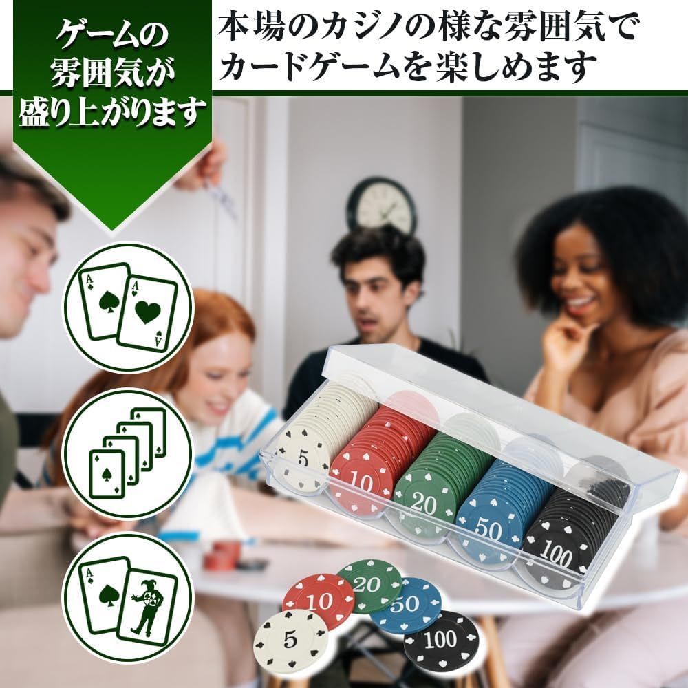 カジノチップ $100表記 100枚 ポーカー ブラックジャック カジノ 楽天市場】カジノチップセット 100枚 カジノコイン アクリル