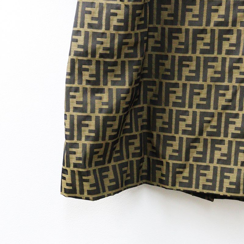 美品 フェンディ FENDI SOPRABITO ZUCCA SOFT TABACCO FF5304 ズッカ柄