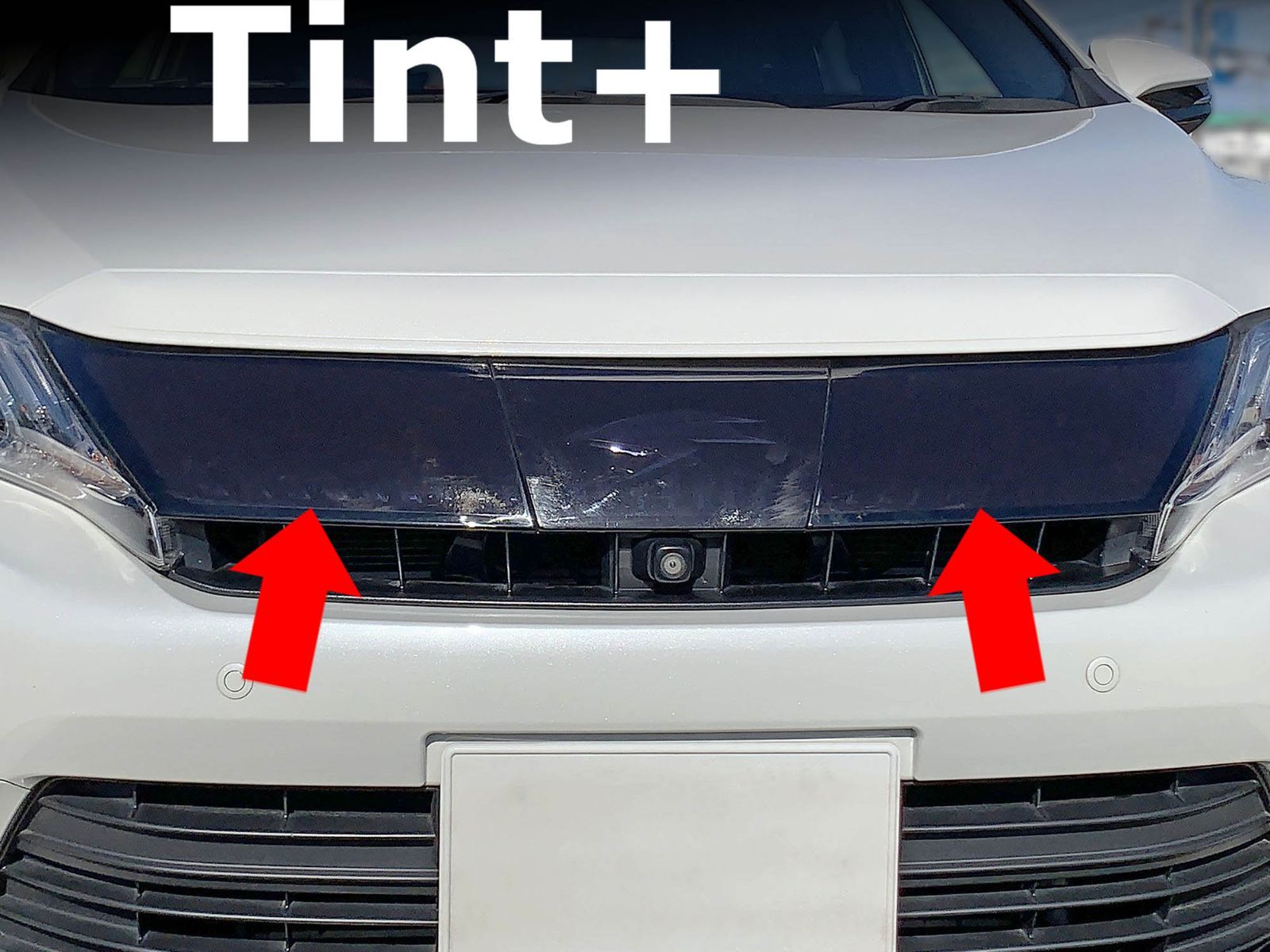 60ハリアー前期テールランプスモークフィルムtint + Tint+ トヨタ ハリアー 60系 前期 テールランプ 用 Type2
