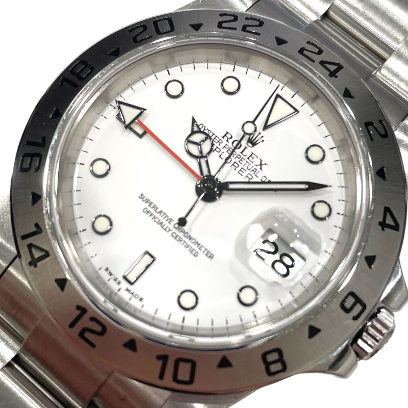 ロレックス ROLEX 16570 Y番(2003年頃製造) ホワイト メンズ 腕時計