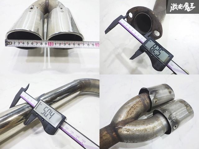 k12マーチデュアルテール マフラー ステンレス k12マーチデュアルテール マフラー ステンレス