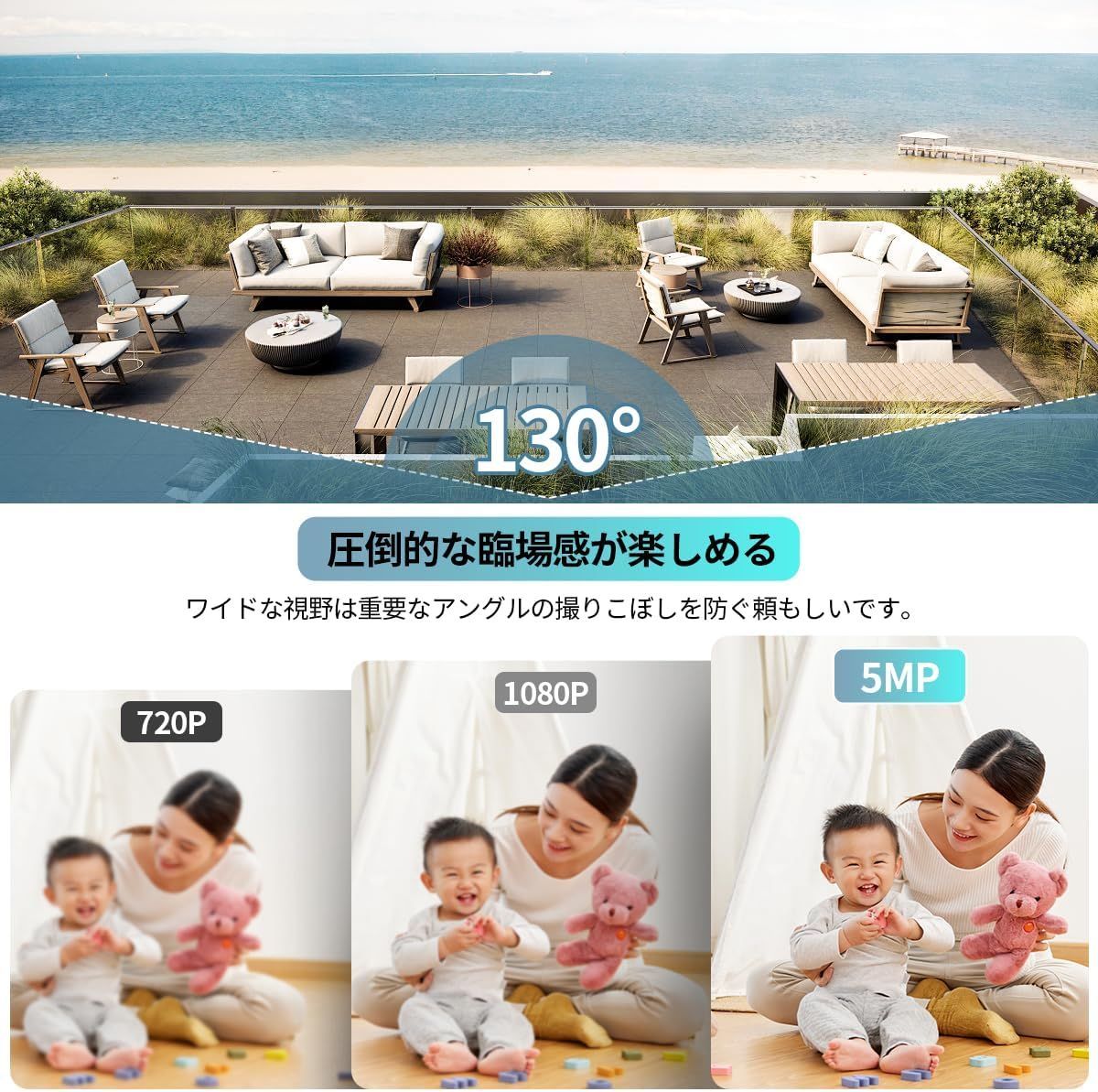 4本アンテナ付きのNVR 2TB