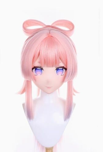 ☆即納 全頭マスク カツラ付き ロック付き NO.220 フルマスク ドール