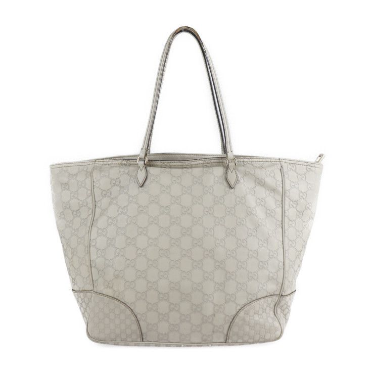 美品★GUCCI バッグ★シマ /G G /アイボリー/レザー/ハンドバッグ GUCCI グッチ ブリー トートバッグ 323671 レザー アイボリー系