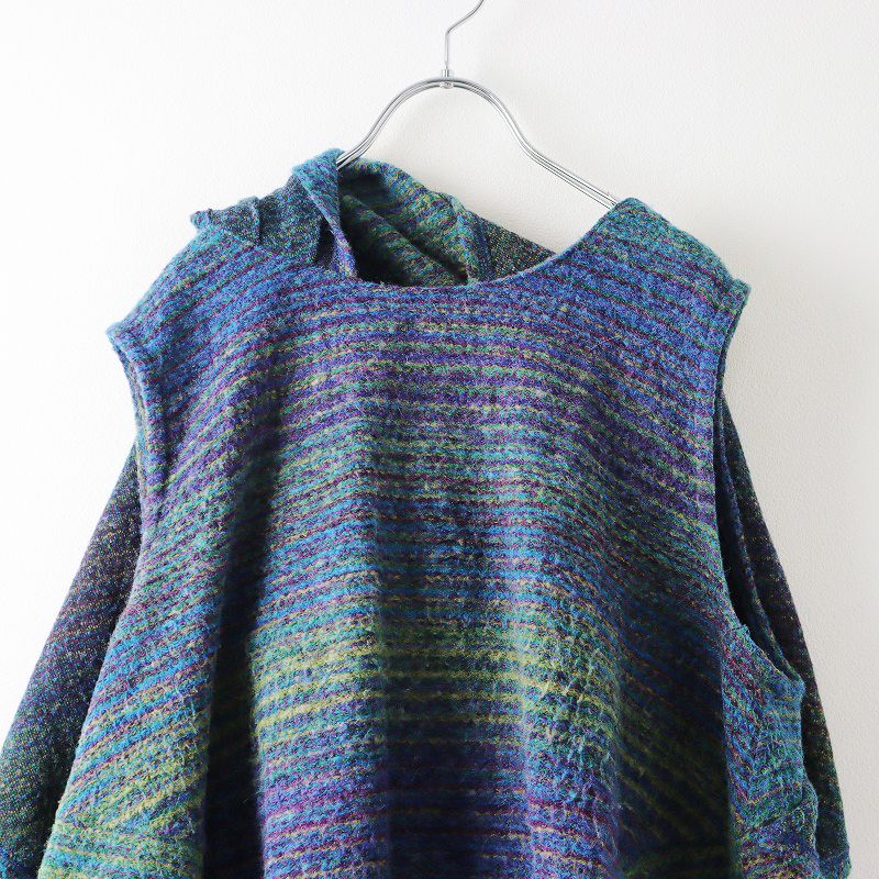 美品、慈雨、ジウ、センソユニコ、ニット センソユニコ Sensounico 慈雨 ジウ ミックスニット 変形 プル