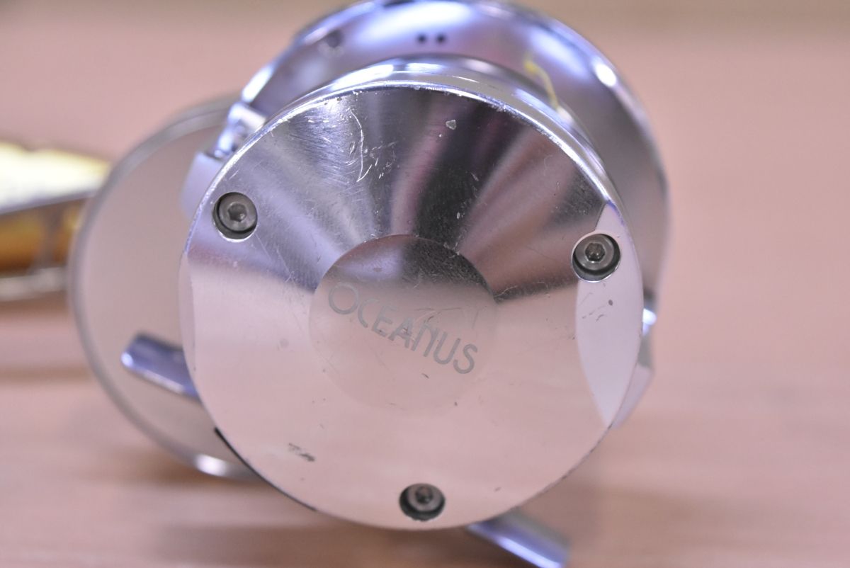  エバーグリーン オケアノス 右 リブレノブカスタム品 BJ 92 100 EVER GREEN OCEANUS ベイトリール オフショア ジギング ブリ ヒラマサ 等 ベイトリール(ルアー用) リール