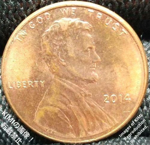 1セント硬貨 2014 アメリカ合衆国 リンカーン 1ペニー 貨幣芸術 Coin Art 1 Cent Lincoln 1Penny United  States coin 2014 - メルカリ