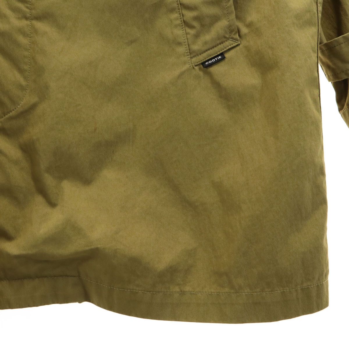 COOTIE クーティー 日本製 ステンカラーコート L カーキ GLORY BOUND
