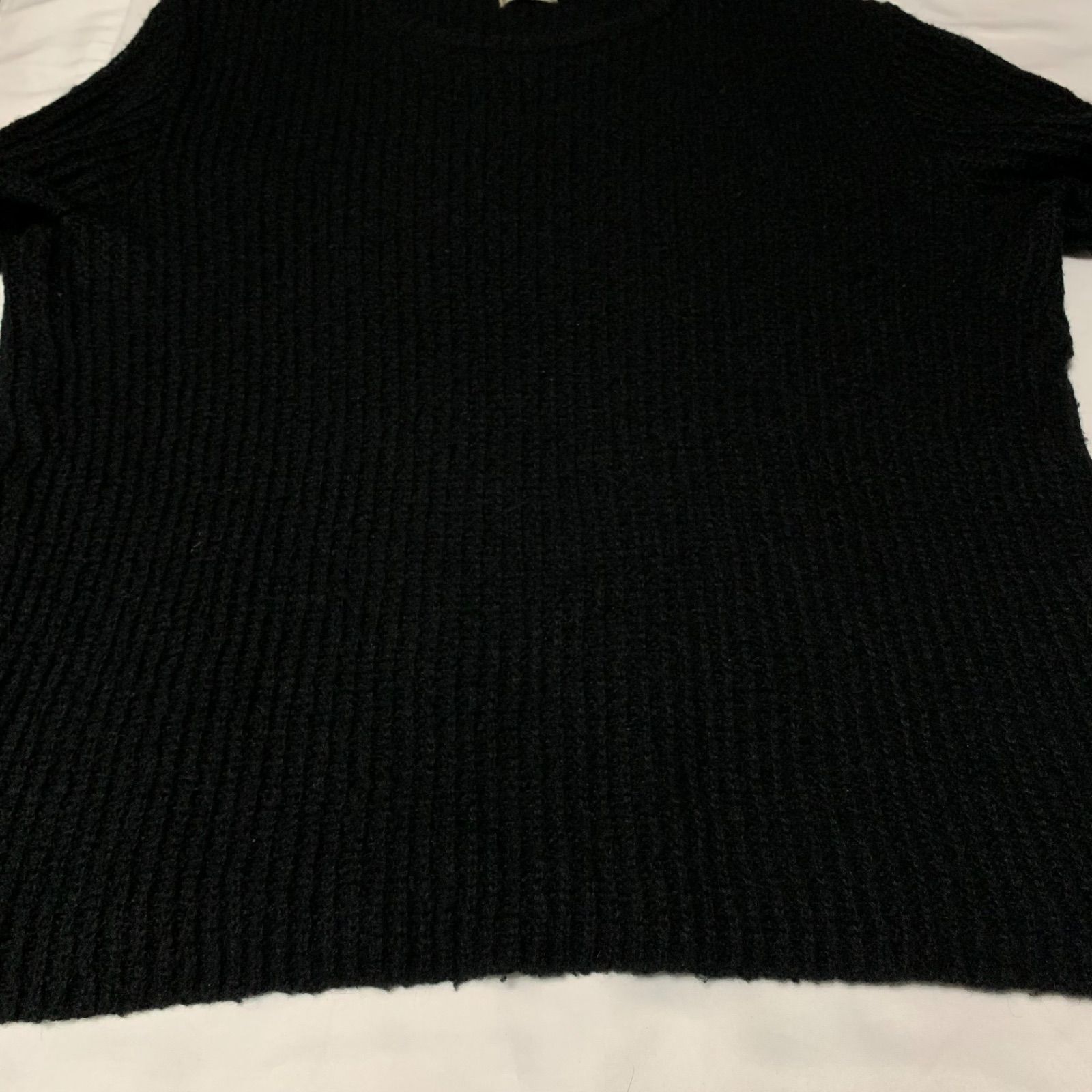 JUN MEN Black Mohair Knit Sweater