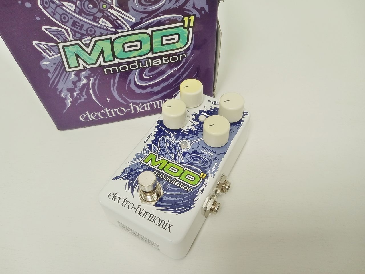 楽器周辺 electro-harmonix エレクトロハーモニックス MOD 11 モジュレーター エフェクター ギター 箱有 M-5820
