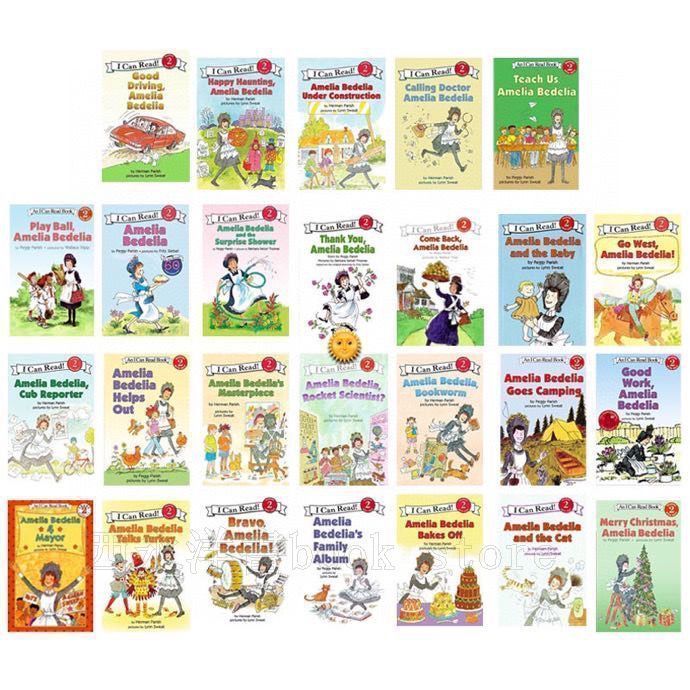 [新品.海外購入]28冊セットAmelia Bedelia 絵本 教育書 英語 新品未使用 I can read Amelia Bedelia 28冊 ギフトセット英語