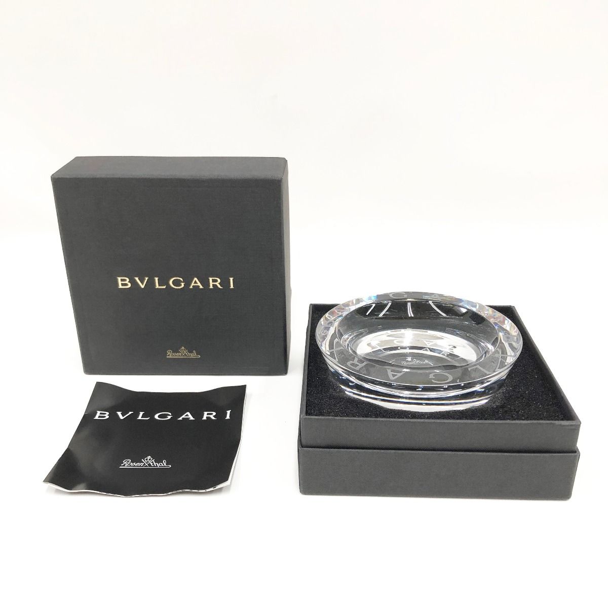 BVLGARI クリスタル灰皿 Ascher  BVLGARI クリスタル灰皿 Ascher klein ブルガリ 灰皿 〇〇BVLGARI