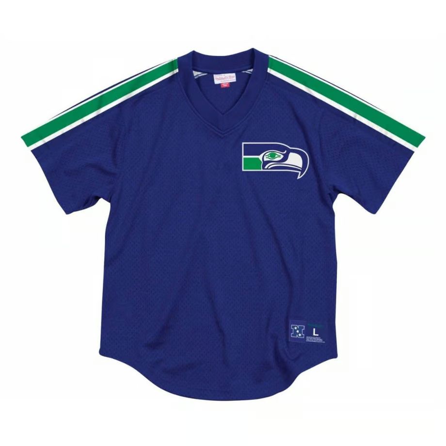 【新品未使用】ユニフォーム Mitchell&Ness ミッチェル&ネス NFL シアトル Seahawks シーホークス V
