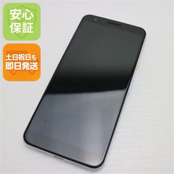 超美品 Google Pixel 3a クリアリーホワイト スマホ 本体 白ロム
