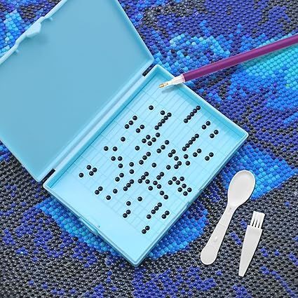FineGood(ファイングッド) ダイヤモンドアートトレイ4個 蓋付き