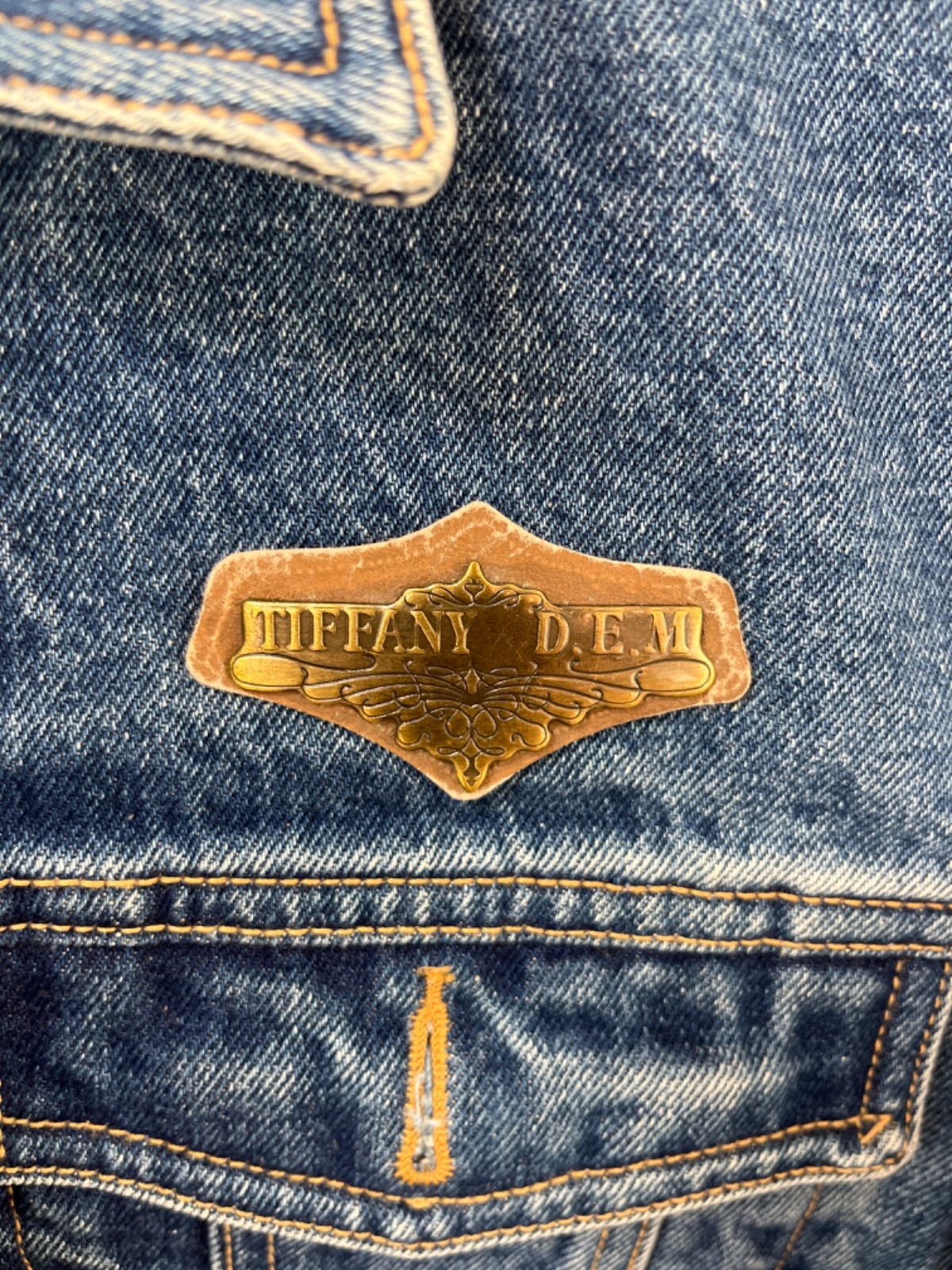 z812 TIFFANY D.E.M ティファニーデニム Gジャン ブルーデニム 