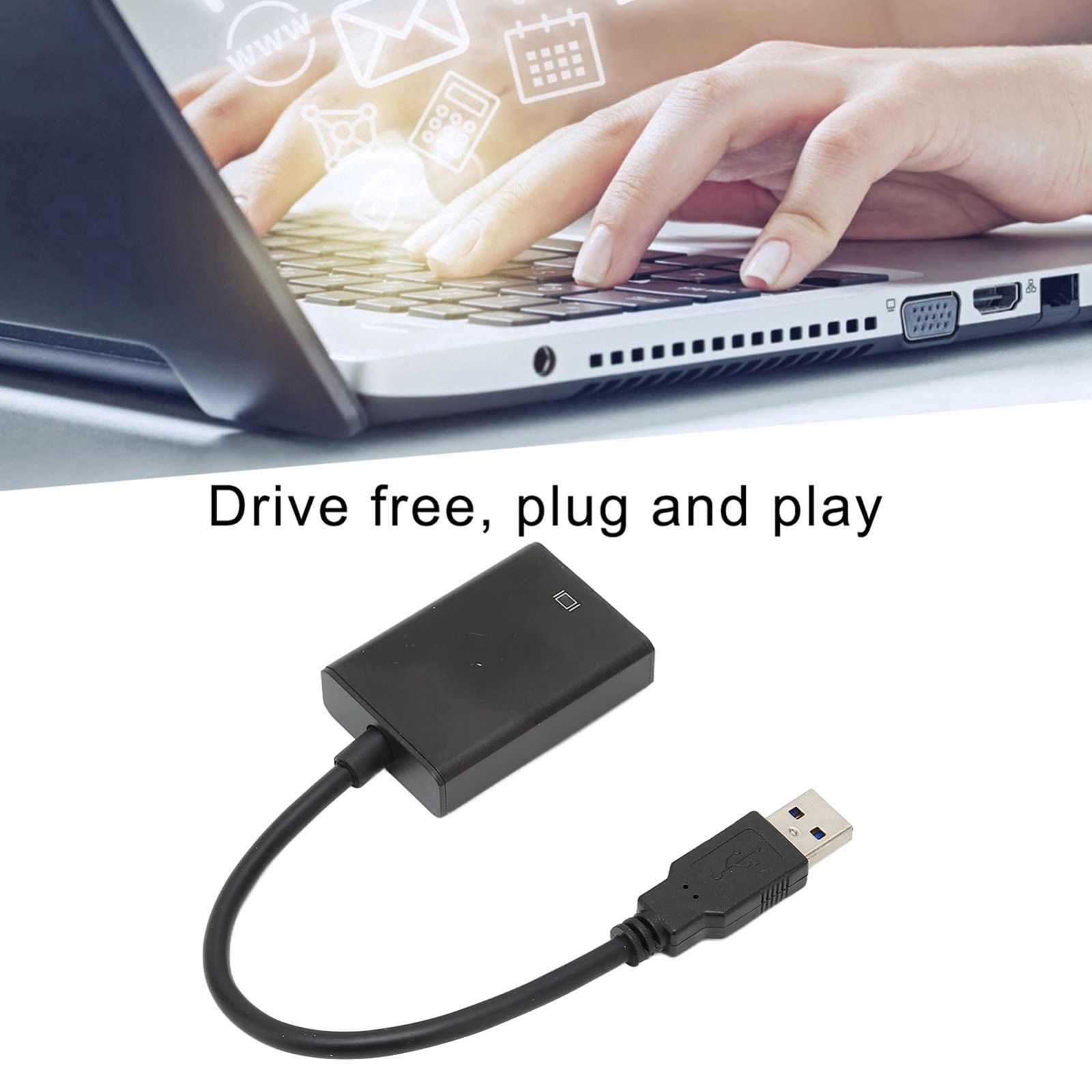 USB 3.0-アダプター、オス-メスHDドライブフリーコンバーター、ディスプレイアダプターコンバーター、一般的なデスクトップおよびノー​​トブックコンピューター用　ms9-50