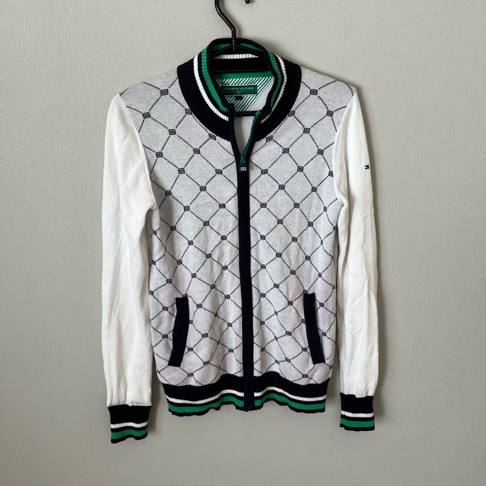 z936 TOMMY HILFIGER トミーヒルフィガー ニット ジャケット ブルゾン