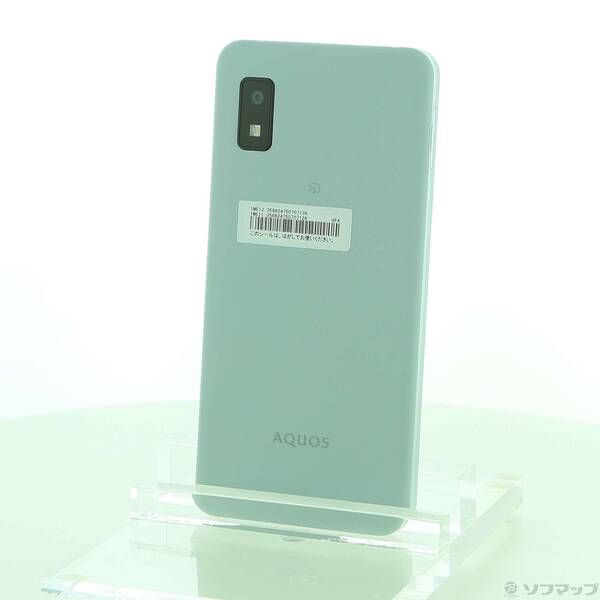 中古品〕 AQUOS wish3 64GB グリーン SH-M25 楽天 SIMフリー