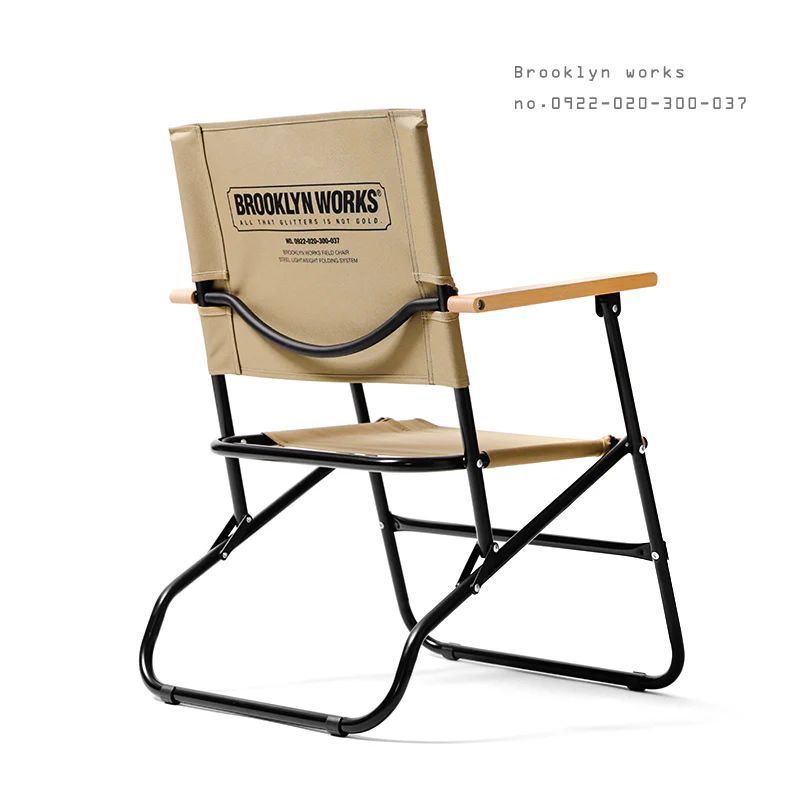 【オシャレ】BROOKLYN WORKS ブルックリンワークス FIELD CHAIR フィールドチェア  アウトドア BBQ