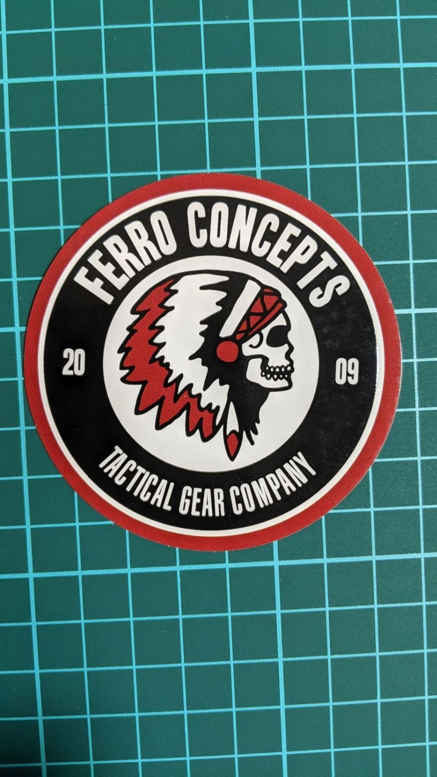 FERRO CONCEPTS - CHIEF STICKER レッド - メルカリ