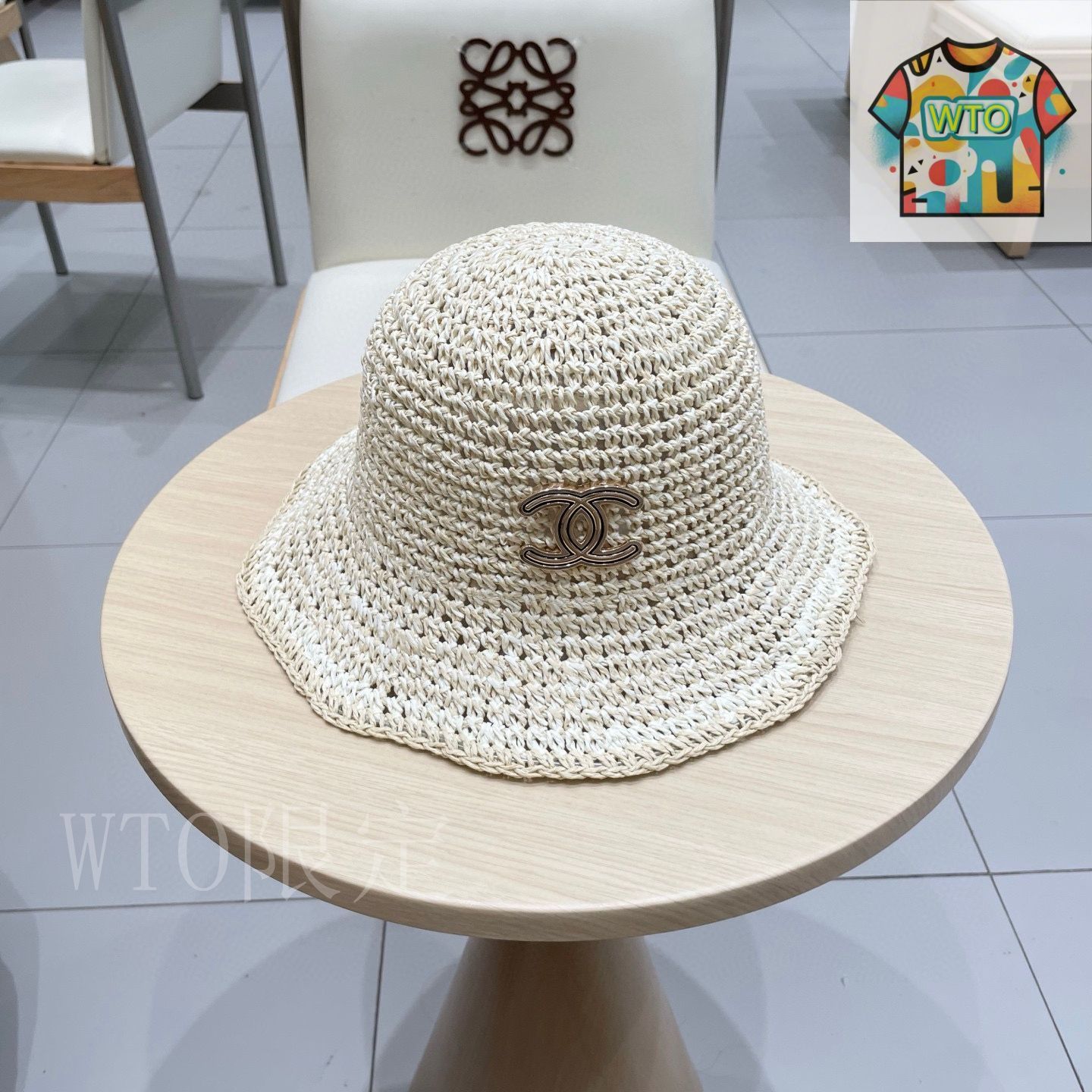 今日WTO】CHANEL みストローハット-LJ54 - メルカリ 今日WTO】CHANEL みストローハット-LJ54 - メルカリ