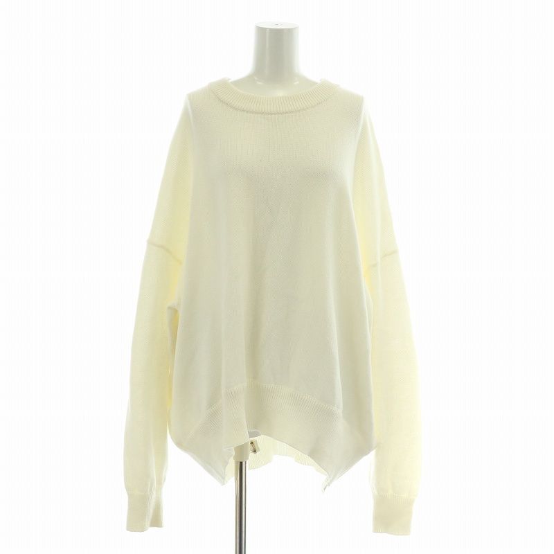 Deuxieme Classe エブリデイアイライクベーシック ニット白