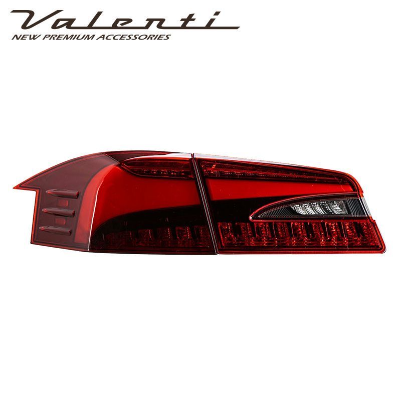VALENTI ヴァレンティ テスラ モデルS ジュエル LED テールランプ ULTRA テール TTSLU-RG-S TTSLU-SB-S レッド ライトスモーク ブラック シーケンシャルウインカー 保安基準適合 車検対応 テールライトパーツ TESLA