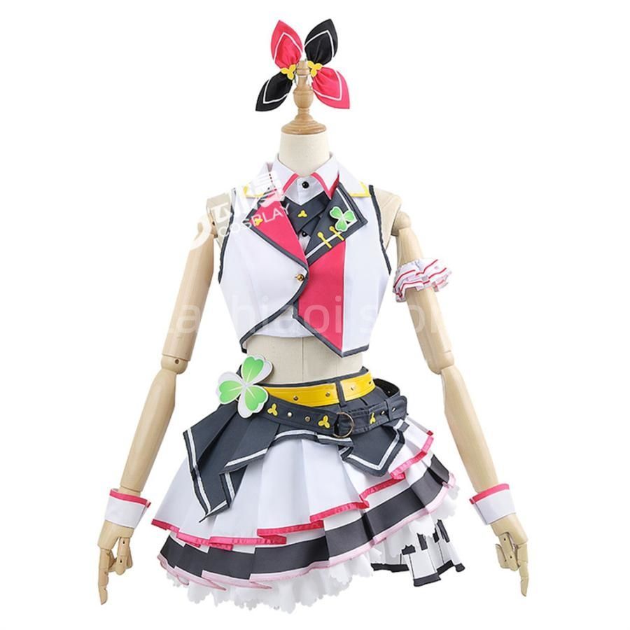 プロジェクトセカイ カラフルステージ feat.MORE MORE JUMP 桃井 愛莉 ももい あいり 風 コスプレ衣装 イベント 演出服 変装 二次会 COS